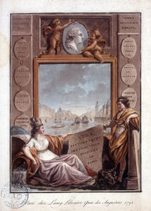 Paris gesehen von Lamy, Buchhandlung Quai des Augustins von Antoine Louis Francois Sergent Marceau