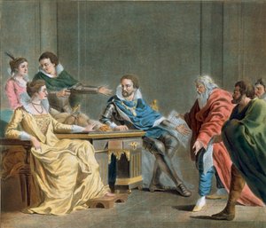 Der Feldmarschall von Brissac verteilt die Mitgift seiner Tochter an die Quartiermeister der Armee, 1788 von Antoine Louis Francois Sergent Marceau