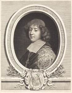 Kardinal de Bouillon von Antoine Masson after Nicolas Mignard