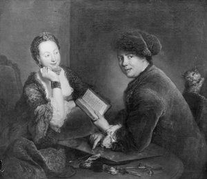 Bildnis des Kupferstechers Georg Friedrich Schmidt und seiner Gattin Dorothea Luise, geb. Videbant