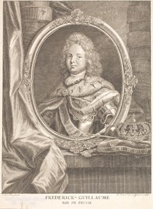 Friedrich Wilhelm I., König in Preußen und als Friedrich Wilhelm II. Kurfürst und Markgraf von Brandenburg von Antoine Pesne