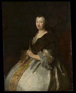 Porträt von Zofia Jadwiga von Tettau (Sophia Hedwig von Tettau 1662-1733) von Antoine Pesne