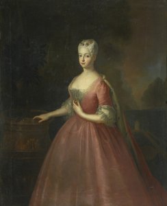 Porträt von Prinzessin Friederike Luise von Preußen, Markgräfin von Brandenburg-Ansbach von Antoine Pesne School