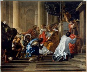 Erster Kreuzzug: Raymond IV. von Toulouse nimmt das Kreuz von Antoine Rivalz