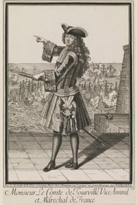 Monsieur Le Comte de Tourville Vizeadmiral und Marschall von Frankreich von Antoine Trouvain