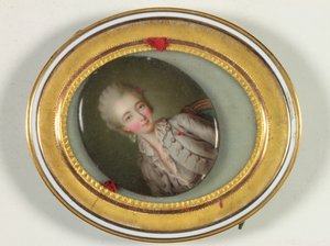 Die Gräfin du Barry von Antoine Vestier