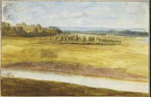 Landschaft mit Fluss von Antoine de Marcenay de Ghuy