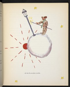 Ich mache einen schrecklichen Job, Illustration des Laternenanzünders aus 