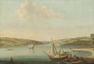 Blick auf den Bosporus von Antoine van der Steen