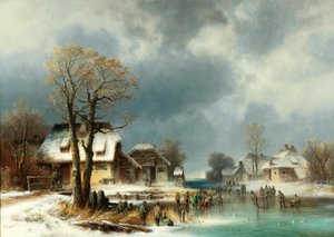 Vergnügen auf dem Eis von Anton Doll