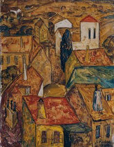 Stadtlandschaft von Anton Emanuel Peschka