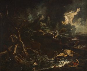 Gewitterlandschaft von Anton Faistenberger