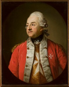 Porträt von Johanna N. Schaffgotsch in Militäruniform von Anton Graff
