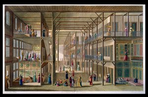 Innenansicht des Harems des Großherrn von Konstantinopel, graviert von Francois Denis Nee (1732-1817) 1811 von Anton Ignaz Melling
