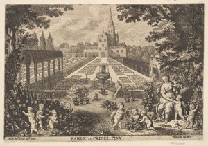 Flora mit Putti in einem Garten von Anton Joseph von Prenner