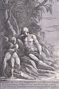 Der heilige Johannes in der Wüste von Anton Maria Zanetti