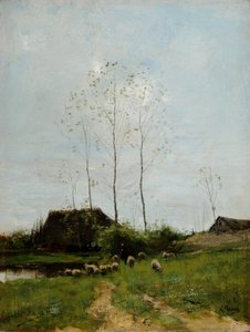 Landschaft mit Schäfer und Schafen von Anton Mauve