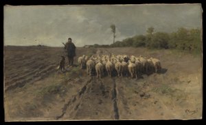Die Rückkehr zur Herde von Anton Mauve