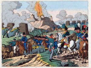 Russisch-Türkischer Krieg (1828-1829) - Die Belagerung der Festung Brailow am 7. Juni von Anton Paul Eisen