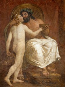 Jupiter küsst Ganymed von Anton Raphael Mengs