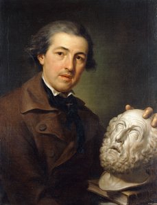 Porträt von Giuseppe Franchi, halblang, eine Büste von Homer haltend, ca. 1771-73