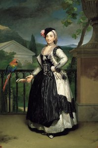 Porträt von Isabel Parreno Arce Ruiz de Alarcon y Valdés, Markgräfin von Llano
