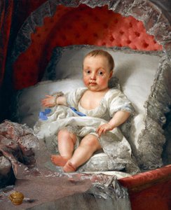 Porträt der Infantin Carlota Joaquina de Bourbon von Anton Raphael Mengs