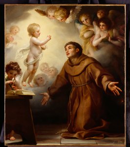 Das Jesuskind erscheint dem hl. Antonius von Padua
