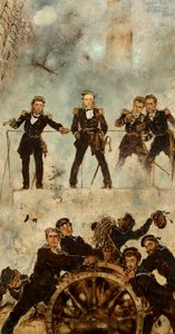 Tegetthoff in der Seeschlacht bei Lissa I