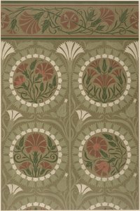 Tapetendesign mit Kornblumen