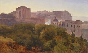 Francavilla-Wald in Chiatamone, ca. 1824 von Anton Sminck Pitloo