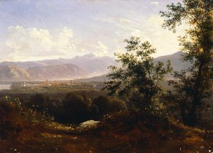 Blick auf Sorrent vom Kap von Anton Sminck Pitloo