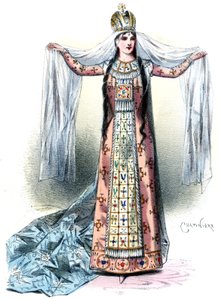 Massenet - Esclarmonde - Sibyl Sanderson, Rolle der Esclarmonde, Prolog 1. Szene - Antonin-Marie Chatinière, 1889