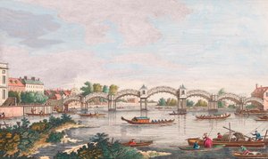 Neue Brücke über die Themse bei Hampton Court