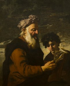 Seneca unterrichtet Nero von Antonio (attr. to) Zanchi
