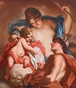 Venus, Merkur und Amor