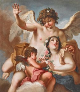 Zephyrus, Flora und Amor