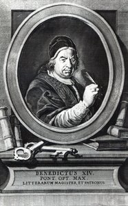 Papst Benedikt XIV. von Antonio Baratti