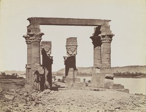 Kiosk von Qertassi, Blick von Süden auf den Kiosk von Antonio Beato
