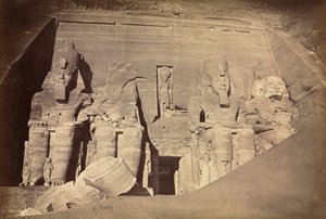 Tempel von Ramses II., Abu Simbel, ca. 1860er