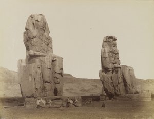 Die Kolosse von Memnon von Antonio Beato