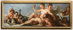 Der Triumph der Amphitrite, um 1716-22 (Öl auf Leinwand)