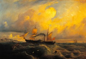 Isabell II., der erste Schraubendampfer der königlich-spanischen Kriegsflotte von Antonio Brugada