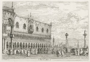 Ansichten: Der Verkündigungsstein in Venedig, 1735-1746