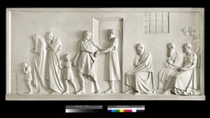 Sokrates verlässt seine Familie von Antonio Canova