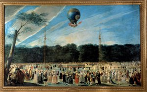 Ballonfahrt: "Aufstieg eines Heißluftballons in Aranjuez"