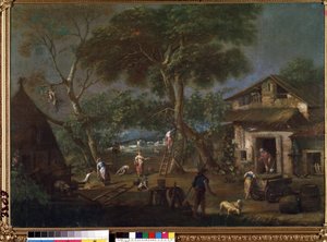 Italienische Landschaft von Antonio Diziani