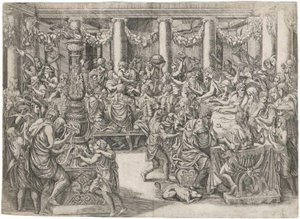 Das Bankett des Scipio von Antonio Fantuzzi