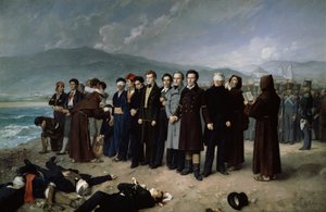Die Hinrichtung von Torrijos und seinen Gefährten am Strand von Málaga