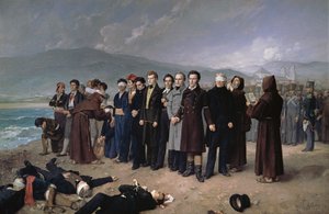 Die Hinrichtung von Torrijos und seinen Gefährten am Strand von Málaga